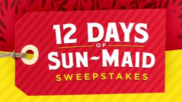 12 Days of Sun-Maid Sweepstakes