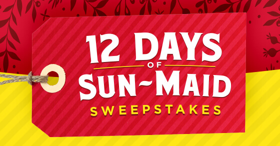 12 Days of Sun-Maid Sweepstakes