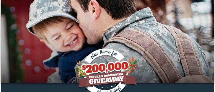 Veterans United Home Loans and Realtor.com New Home for the Holidays $200k Veteran Homebuyer Giveaway