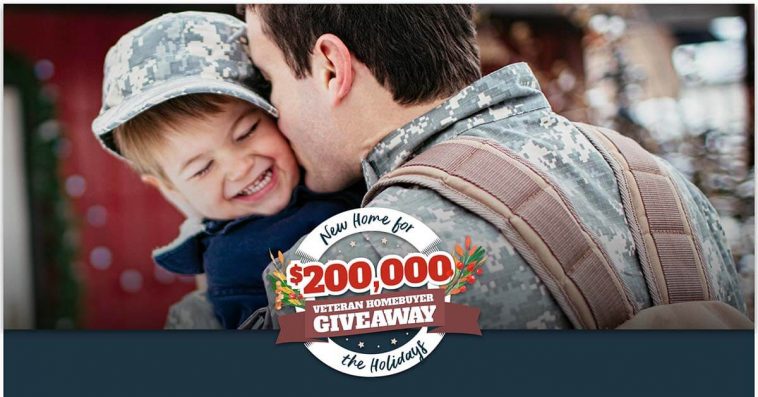 Veterans United Home Loans and Realtor.com New Home for the Holidays $200k Veteran Homebuyer Giveaway