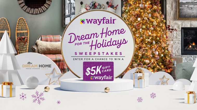 HGTV & Wayfair Dream Home for the Holidays Sweepstakes 2022