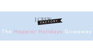 J.Crew Factory Happier Holidays Giveaway