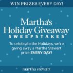 Martha Stewart Holiday Giveaway Sweepstakes