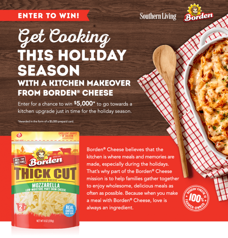 Southern Living Borden Love Your Kitchen Sweepstakes