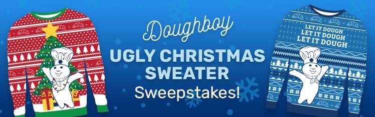 Pillsbury Ugly Christmas Sweater Sweepstakes