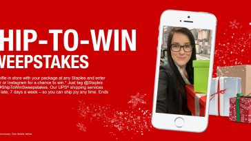 Staples Ship-to-Win Sweepstakes