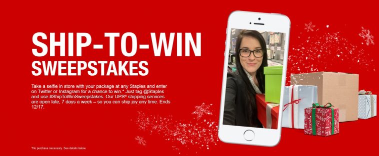 Staples Ship-to-Win Sweepstakes