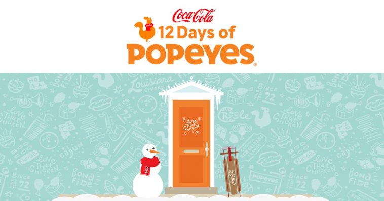 12 Days Of Popeyes Sweepstakes 2020
