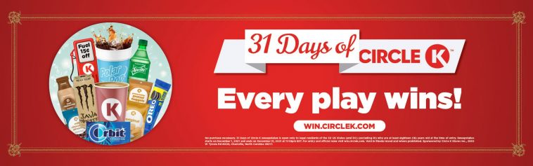 31 Days Of Circle K Instant Win Game 2021