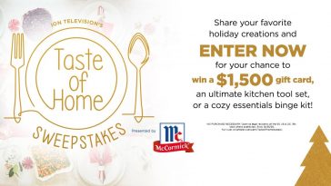 ION Television Taste of Home Sweepstakes 2020