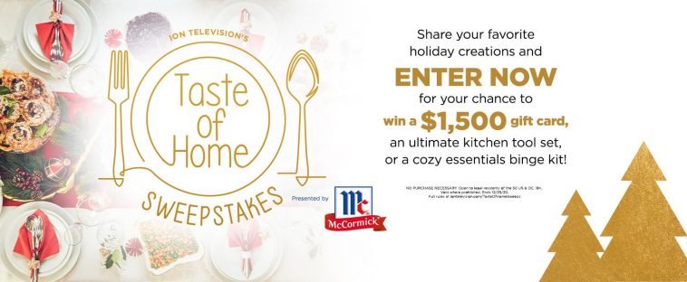 ION Television Taste of Home Sweepstakes 2020