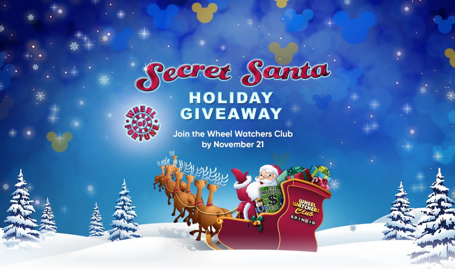 Wheel Of Fortune Spin ID Numbers For The Secret Santa 2021 Giveaway