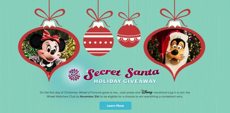 Wheel Of Fortune Secret Santa Holiday Giveaway 2021