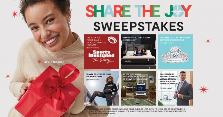 JCP Share The Joy Sweepstakes 2021