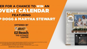 BIC EZ Reach Lighter Advent Calendar Sweepstakes 2022