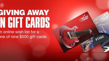 Guitar Center Holiday Wish List Sweepstakes 2022