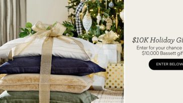 Bassett Furniture $10K Holiday Giveaway 2022