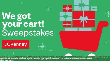 JCPenney We Got Your Cart Sweepstakes 2022