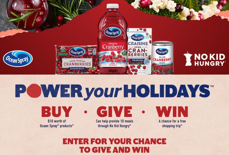 Ocean Spray All That Power Sweepstakes 2022