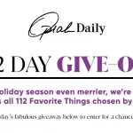 Oprah 12 Days of Christmas 2023 Giveaway