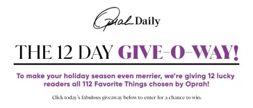 Oprah 12 Days of Christmas 2023 Giveaway