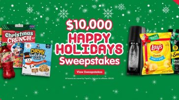 Tasty Rewards Happy Holidays Sweepstakes 2022