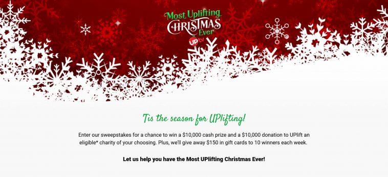 UPtv Most Uplifting Christmas Ever Sweepstakes 2022