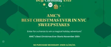AMC Best Christmas Ever In NYC Sweepstakes 2023