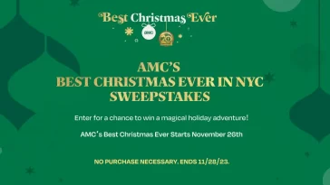 AMC Best Christmas Ever In NYC Sweepstakes 2023