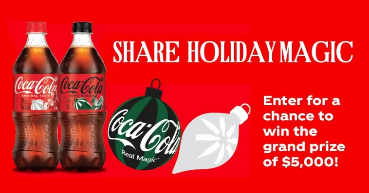 Coca-Cola Share Holiday Magic Sweepstakes 2023