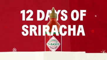 Tabasco 12 Days of Sriracha Social Media Sweepstakes 2023